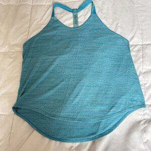 Nike Dri-Fit Womens XL Loose Fit Summer Tank Top Active Racerback Blue